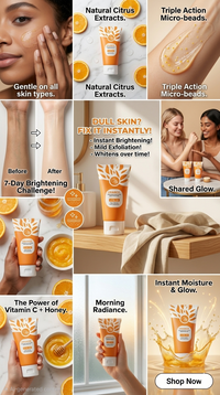 Orange Brightening Exfoliating Gel pack of 2
