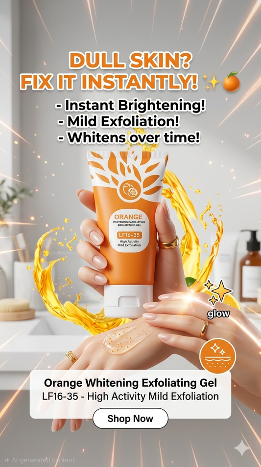 Orange Brightening Exfoliating Gel pack of 2